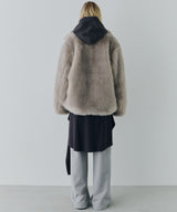 【一部予約】AIVER ショートフェイクファーコート