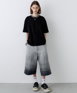 AIVER 30/2ウォッシュ天竺ガゼットポケットコンパクトS/S TEE