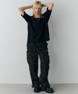 model:H172 B80 W58 H87 着用サイズ:MEDIUM (カーキ)