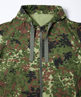 AIVER カモフラージュフルジップパーカー