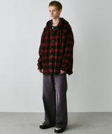 【一部予約】AIVER レイヤードオンブレチェックシャツ