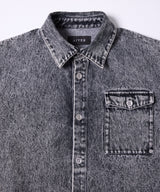 AIVER 硫化ペイントデニムシャツジャケット