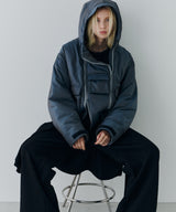 AIVER イリディセントパファーブルゾン