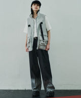 着用アウター:シャイニーナイロンフィッシャーマンベスト(問い合わせ番号/ACBLC0424001)