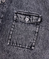 AIVER 硫化ペイントデニムシャツジャケット