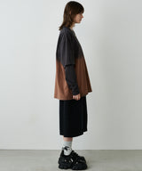 AFF AIVER グラデーションブリーチレイヤードロンTEE