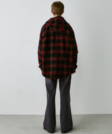 【一部予約】AIVER レイヤードオンブレチェックシャツ