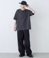 AFF AIVER 16/-ウォッシュ天竺スキッパーS/S TEE