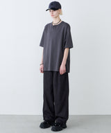 AFF AIVER 16/-ウォッシュ天竺スキッパーS/S TEE