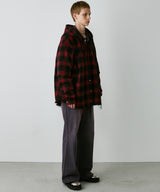 【一部予約】AIVER レイヤードオンブレチェックシャツ