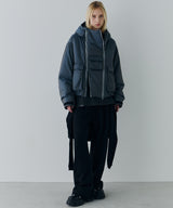 AIVER イリディセントパファーブルゾン