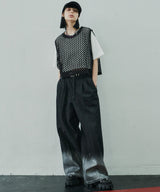 着用トップス:クロップドメッシュベスト(問い合わせ番号/ACZUC0224004)