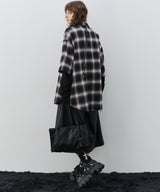 【予約】AIVER ワッフルレイヤードオンブレチェックシャツ