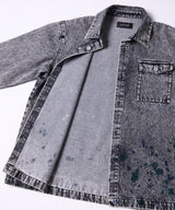 AIVER 硫化ペイントデニムシャツジャケット