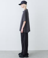 AFF AIVER 16/-ウォッシュ天竺スキッパーS/S TEE