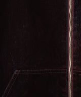 【予約】AIVER ベルベットデニムパーカーブルゾン