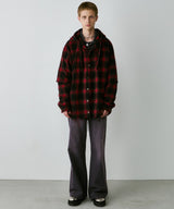 【一部予約】AIVER レイヤードオンブレチェックシャツ