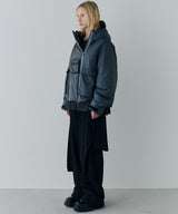 AIVER イリディセントパファーブルゾン