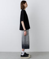 AIVER 30/2ウォッシュ天竺ガゼットポケットコンパクトS/S TEE
