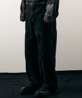 AIVER ボンテージデニムベイカーパンツ