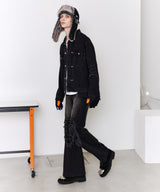 model:H185 B81 W65 H90 着用サイズ:MEDIUM