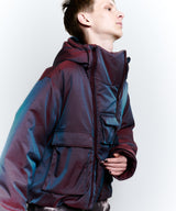 AIVER イリディセントパファーブルゾン