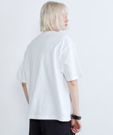 AIVER 30/2ウォッシュ天竺ガゼットポケットコンパクトS/S TEE