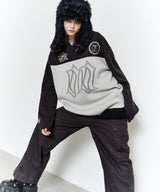 model:H172 B76 W63 H91 着用サイズ:MEDIUM (ダークグレー)