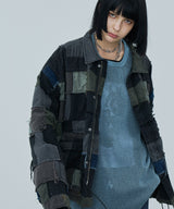 AIVER ボロミリタリージャケット