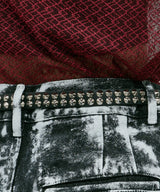 AIVER 2連スタッズレザーベルト