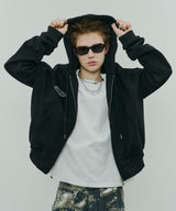 Johann×AIVER BOYダブルジップパーカー