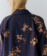 AFF AIVER ブリーチラグランチェックシャツ