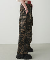AIVER カモレイヤードカーゴパンツ