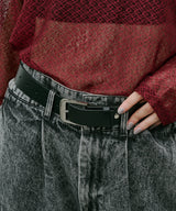 AIVER 4連スタッズレザーベルト