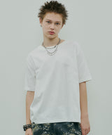 AFF AIVER 16/-ウォッシュ天竺コンパクトルーズS/S TEE