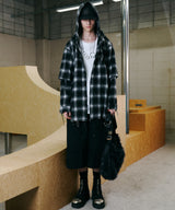 【一部予約】AIVER レイヤードオンブレチェックシャツ