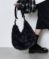 【予約】AIVER Atelier Made ミックスファーショルダーバッグ