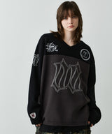 AIVER フットボールオーバーニット