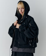 AIVER Atelier Made ソロテックスショートフライトブルゾン