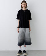 AIVER 30/2ウォッシュ天竺ガゼットポケットコンパクトS/S TEE