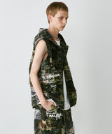 PALEDUSK×AIVER カモボロ3WAYフードシャツ