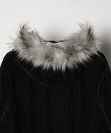 【予約】AIVER ベルベットデニムパーカーブルゾン
