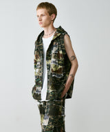 PALEDUSK×AIVER カモボロ3WAYフードシャツ