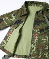 AIVER カモフラージュフルジップパーカー