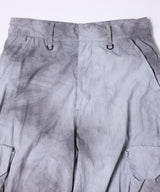 AIVER ムラ染めナイロンカーゴパンツ