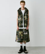 PALEDUSK×AIVER カモボロ3WAYフードシャツ