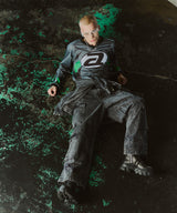 AIVER 硫化ペイントデニムシャツジャケット