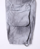 AIVER ムラ染めナイロンカーゴパンツ