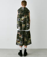 PALEDUSK×AIVER カモボロ3WAYフードシャツ