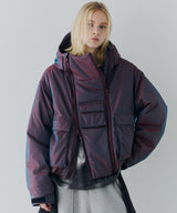 AIVER イリディセントパファーブルゾン